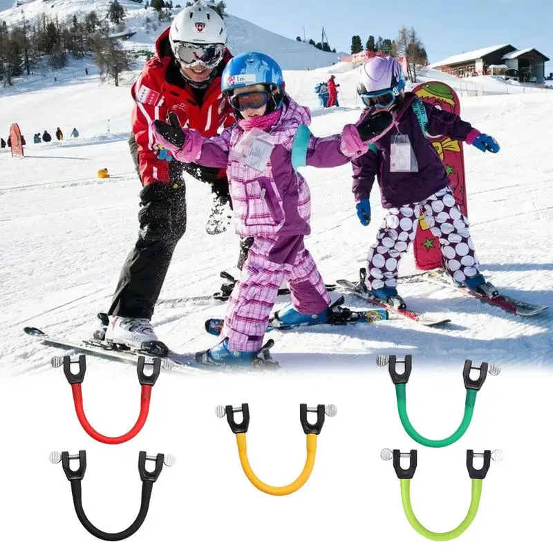 Connecteur de pointe de ski pour débutants, aide à l'entraînement de ski, sports de plein air, accessoires pour enfants et adultes, 5 couleurs, 506, hiver