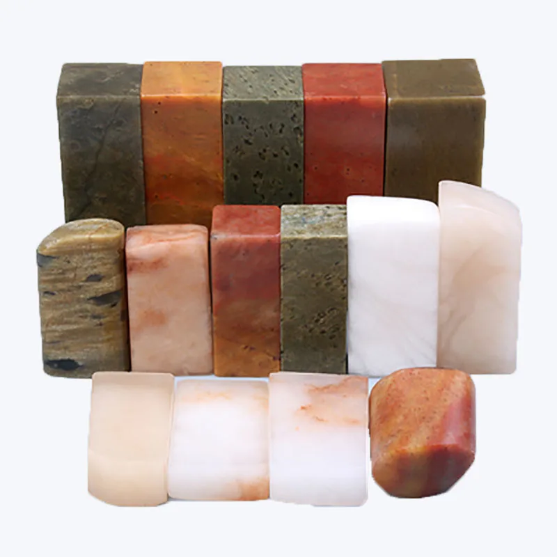 Chinese Name Stamp Stone Seal Set, Letter Sealing Blank Stamp for Painting, Calligraphy, Art Supply, 15 Pcs