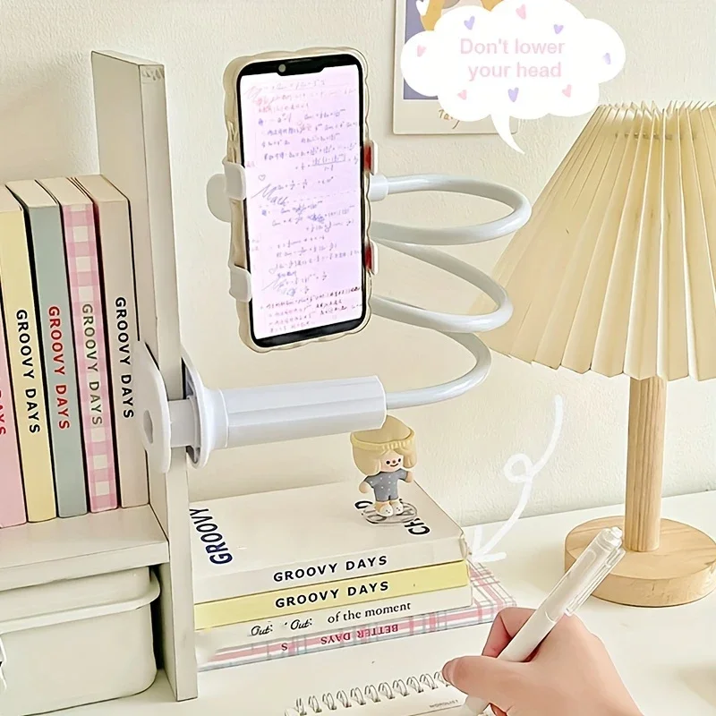 360 Degree Rotating Tablet Phone Holder Spiral Base, Lazy Person Holder Phone Bedside Holder, Desktop Holder No Need To Hold