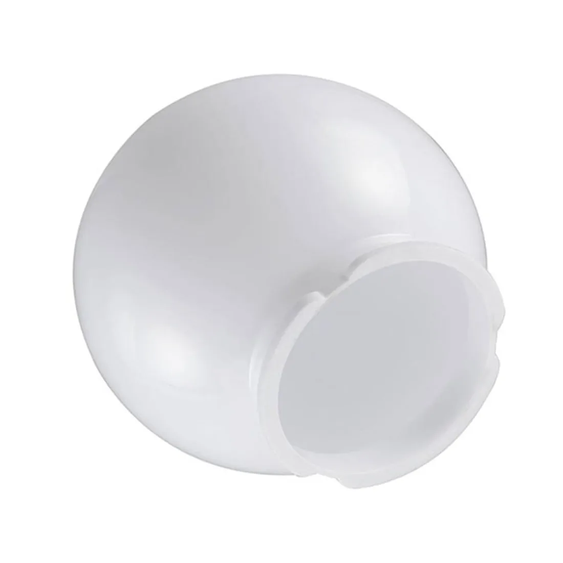 Twist Lock Neck  White Acrylic Shade Replacement Lamp Post Globe Cover for Outdoor Front Porch Light Landscape Light PMMA Shade 3