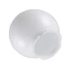 Twist Lock Neck  White Acrylic Shade Replacement Lamp Post Globe Cover for Outdoor Front Porch Light Landscape Light PMMA Shade 3