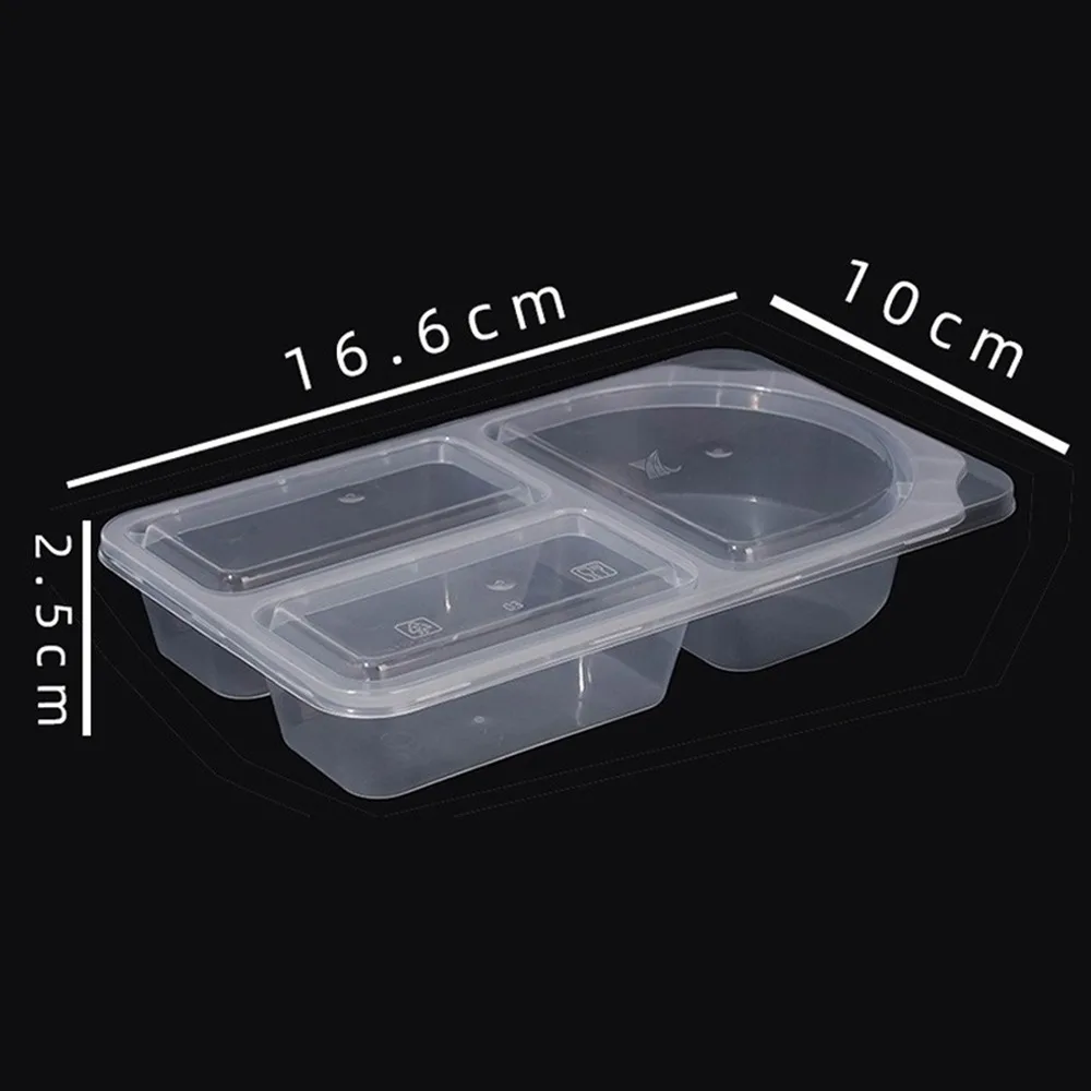 Eco-Friendly Leak-Proof Snack & Meal Prep Containers - Multi-Compartment Storage with Lids (10/20pcs Set)