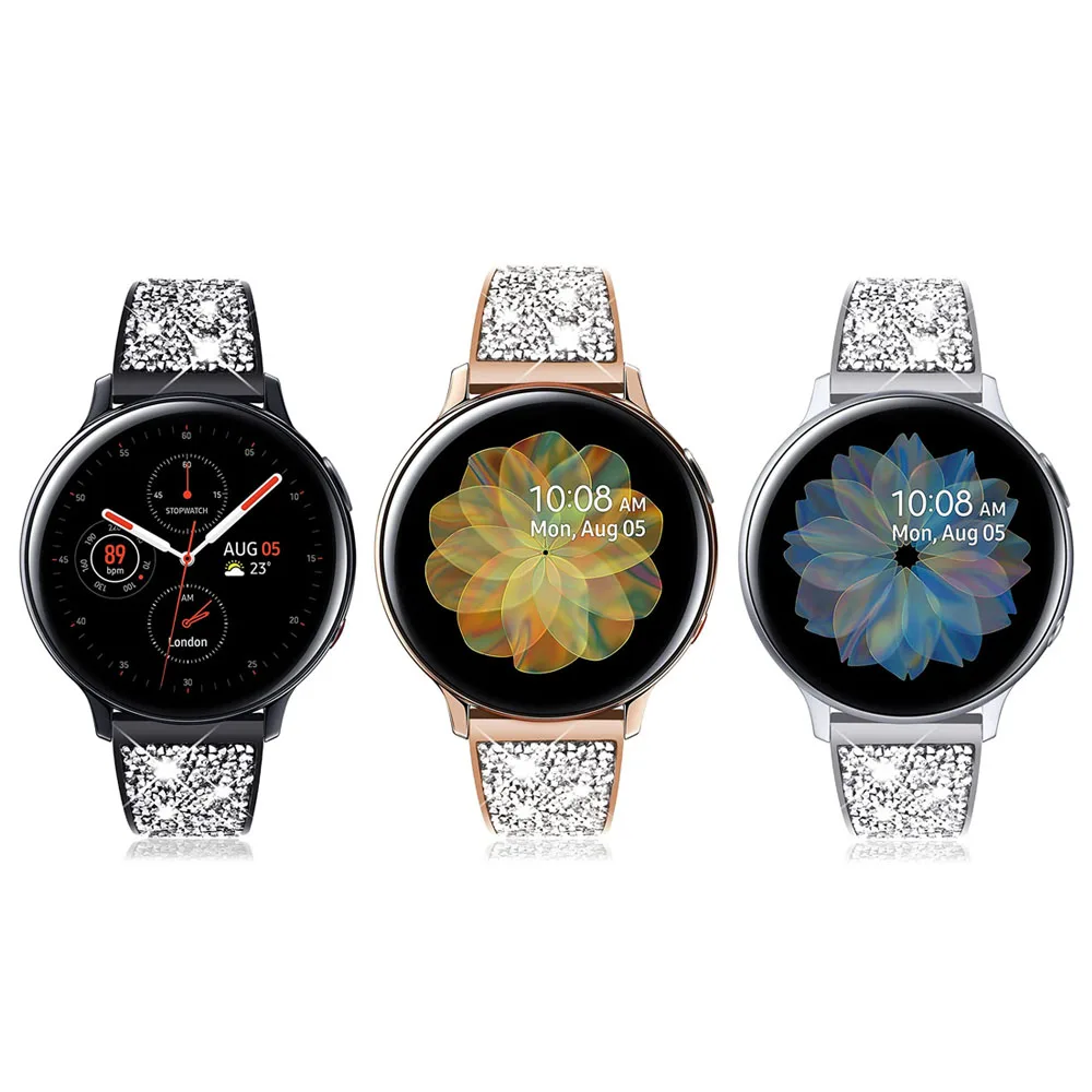 Elegant Bling Metal Bracelet Watchband