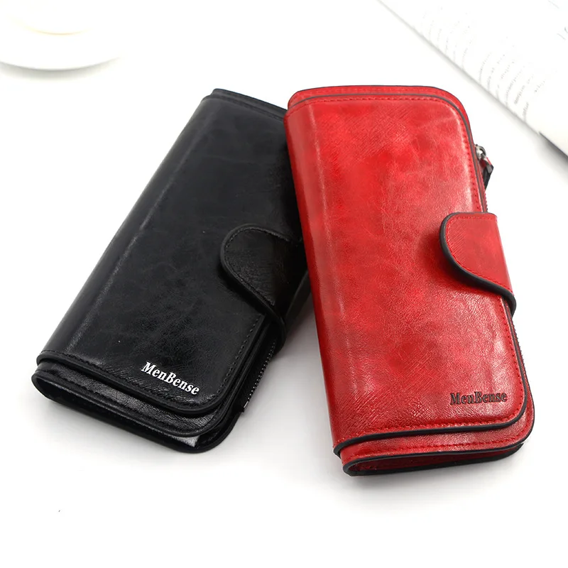 Fashion  Wallet Woman Long Clutch PU Leather Hand Bag Large Capacity Card Holder Zipper Coin Purse Money Bag for Ladies 3