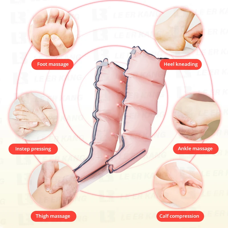 360° Air Pressure Leg Massager Promotes Blood Circulation Whole Body Massager Muscle Relaxation Lymphatic Drainage Device 5