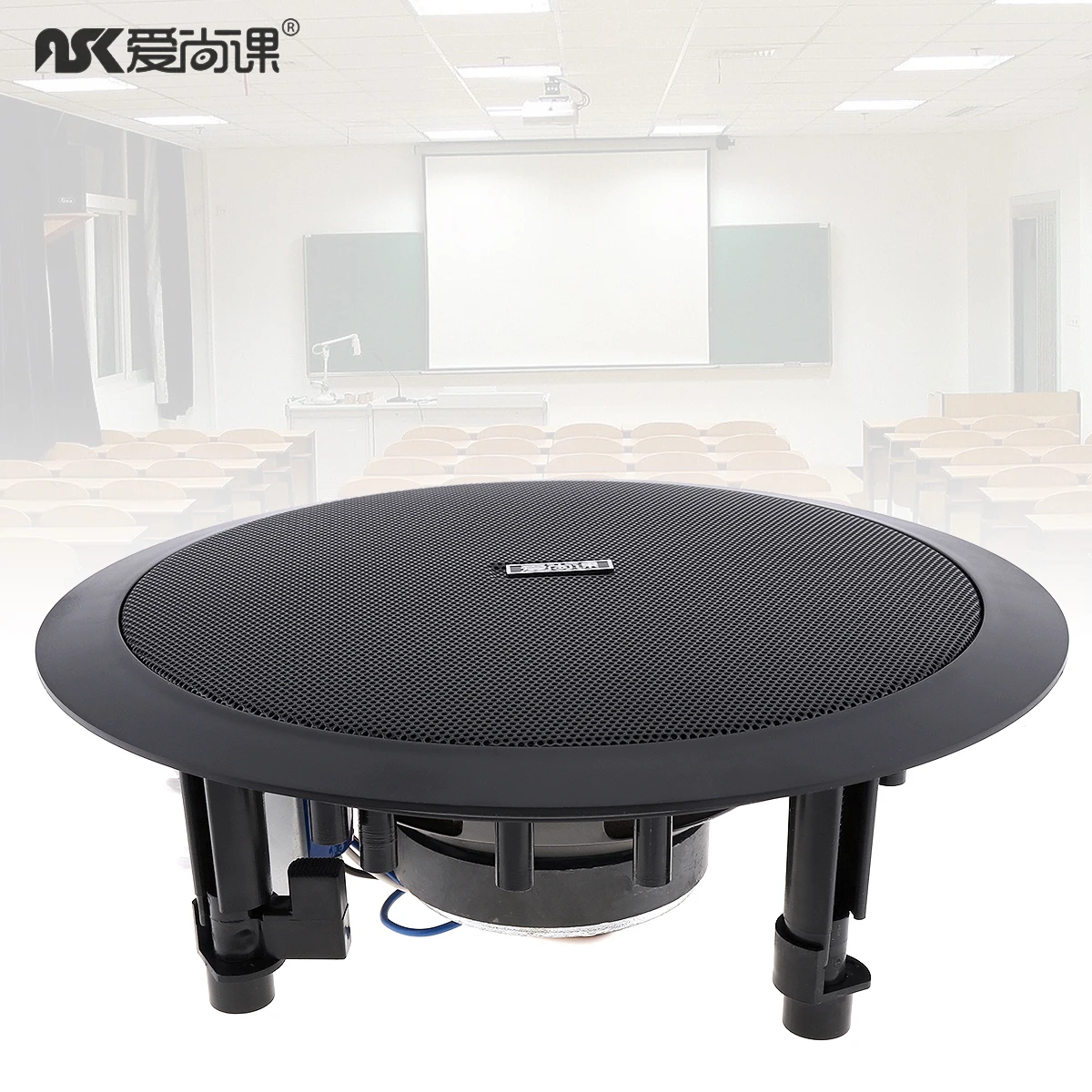 

6.5 Inch Background Music Ceiling Speaker Coaxial Constant Pressure Speaker Ceiling Sound for Family / Cafe / Supermarket