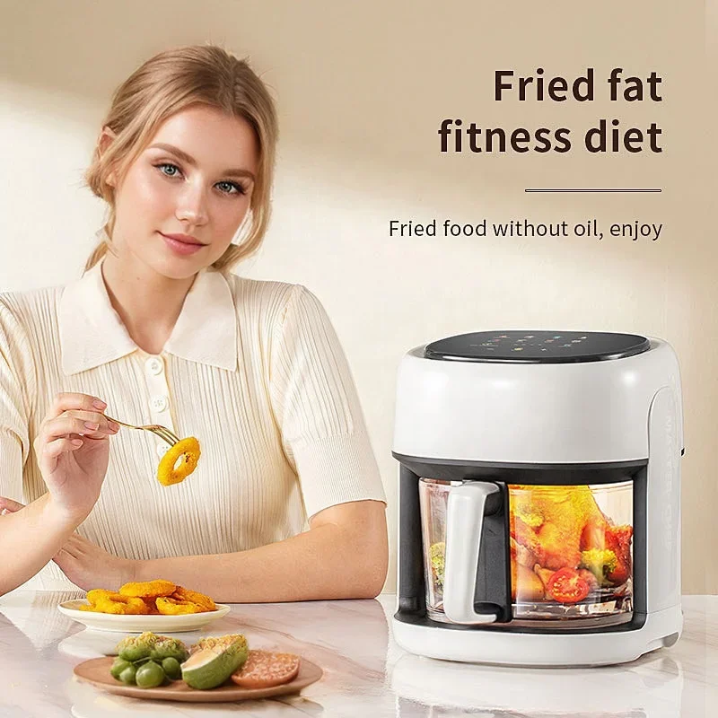 4.5L New Design Electric Hot Multi Oil Free Visible Mini Air Fryer For Home Use 3
