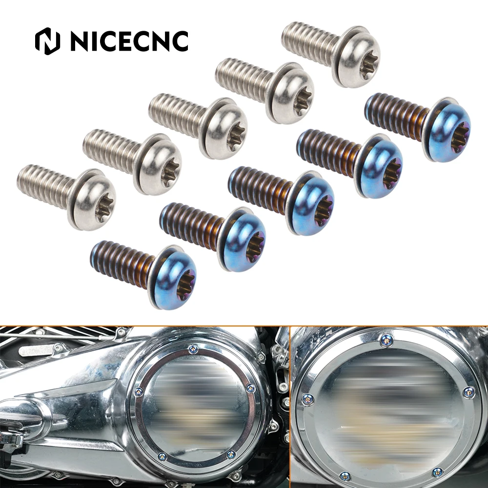 

For 2015-2022 Harley Road Glide/Special Derby Clutch Cover Bolt Screws for CVO Road Glide 2018-2022 Road Glide Ultra 2011-2019