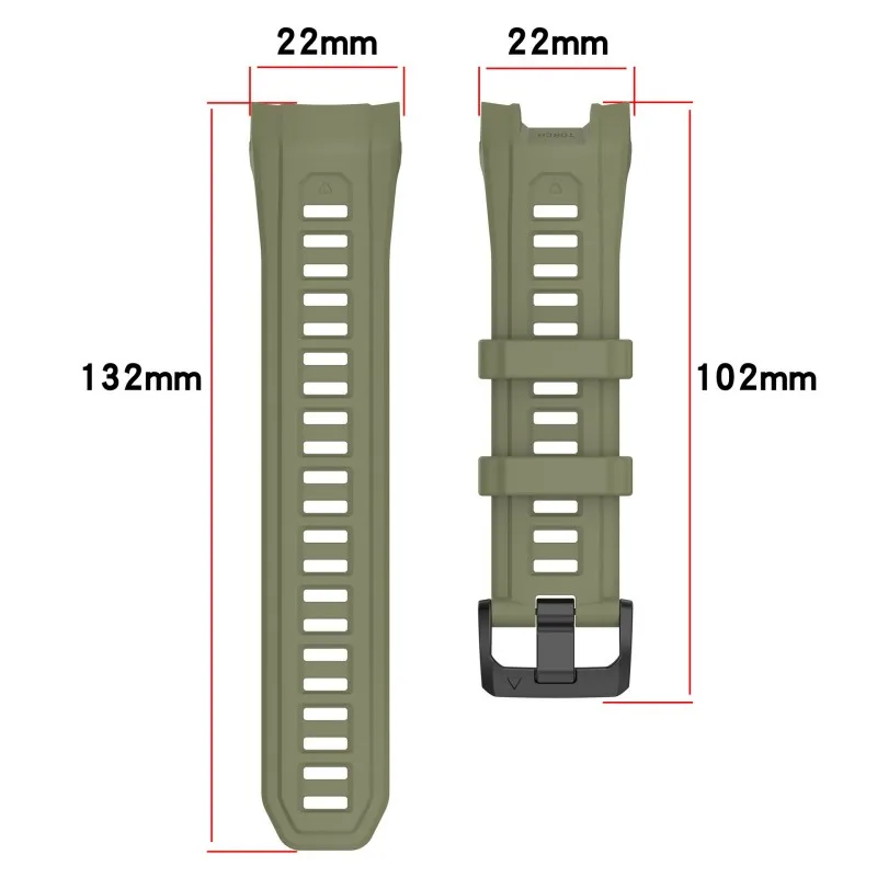 Enhanced Silicone Smart Watch Strap for Garmin Instinct – Durable and Comfortable Wrist Band Bracelet