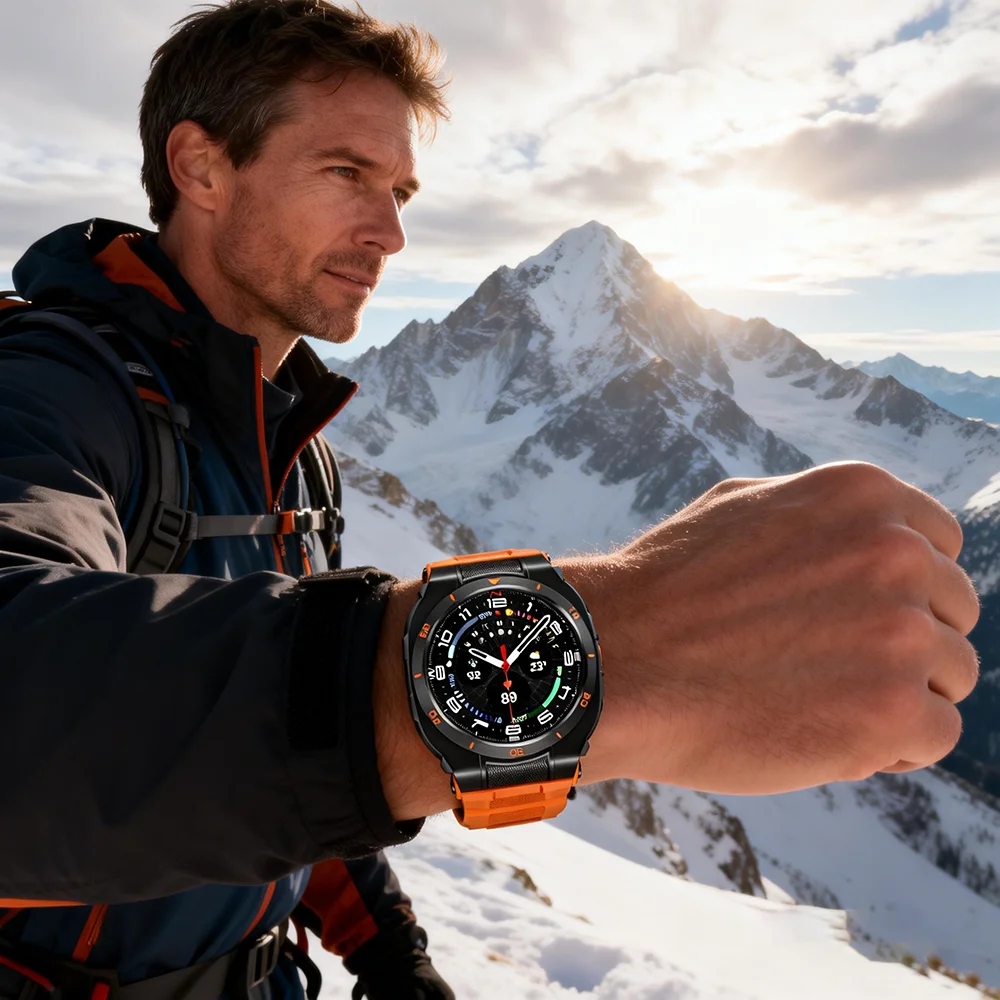 Enhanced Metal Case and Silicone Sport Strap Combo
