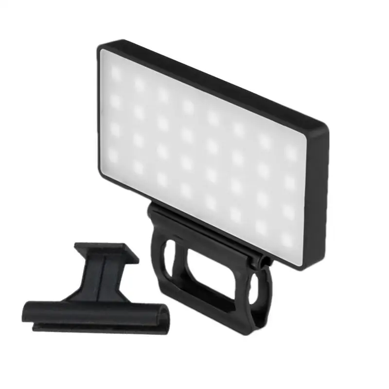 Rechargeable LED Selfie Fill Light Video Conference Lighting Clip On Portable LED Clip Light