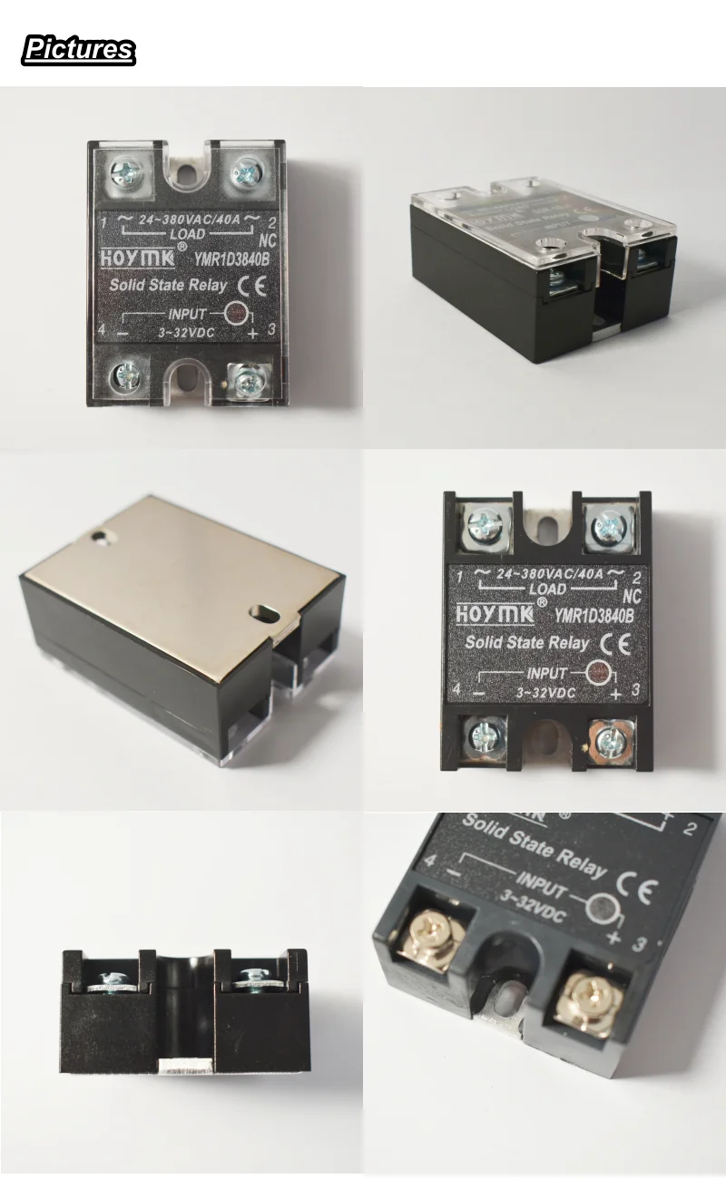 LSR1-1-340AA 40A Solid State Relay + Heat Sink - AC To AC 90-250V Input ...