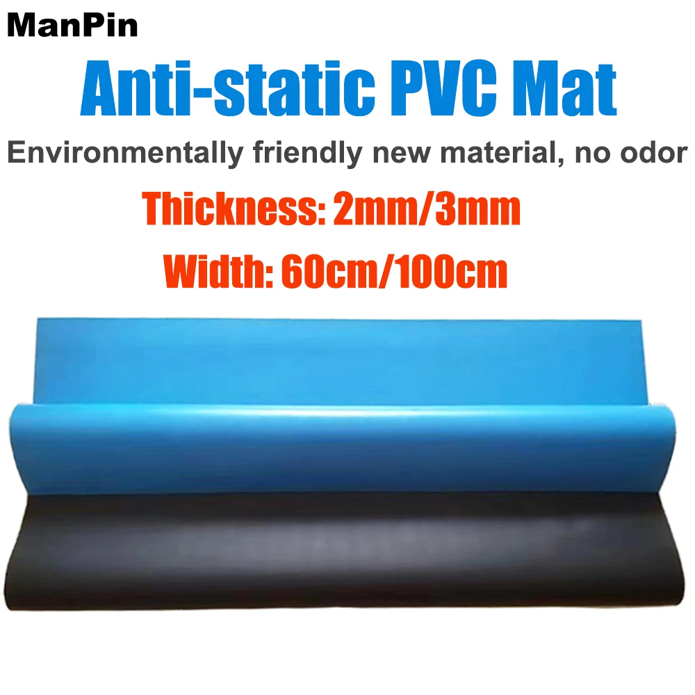 3mm 2mm Dicke Antistatische PVC ESD Desktop Tisch Gummi Pad Arbeit Matte Telefon Elektronik Fix Fabrik Reparatur Werkzeuge kein Geruch Nicht Slip