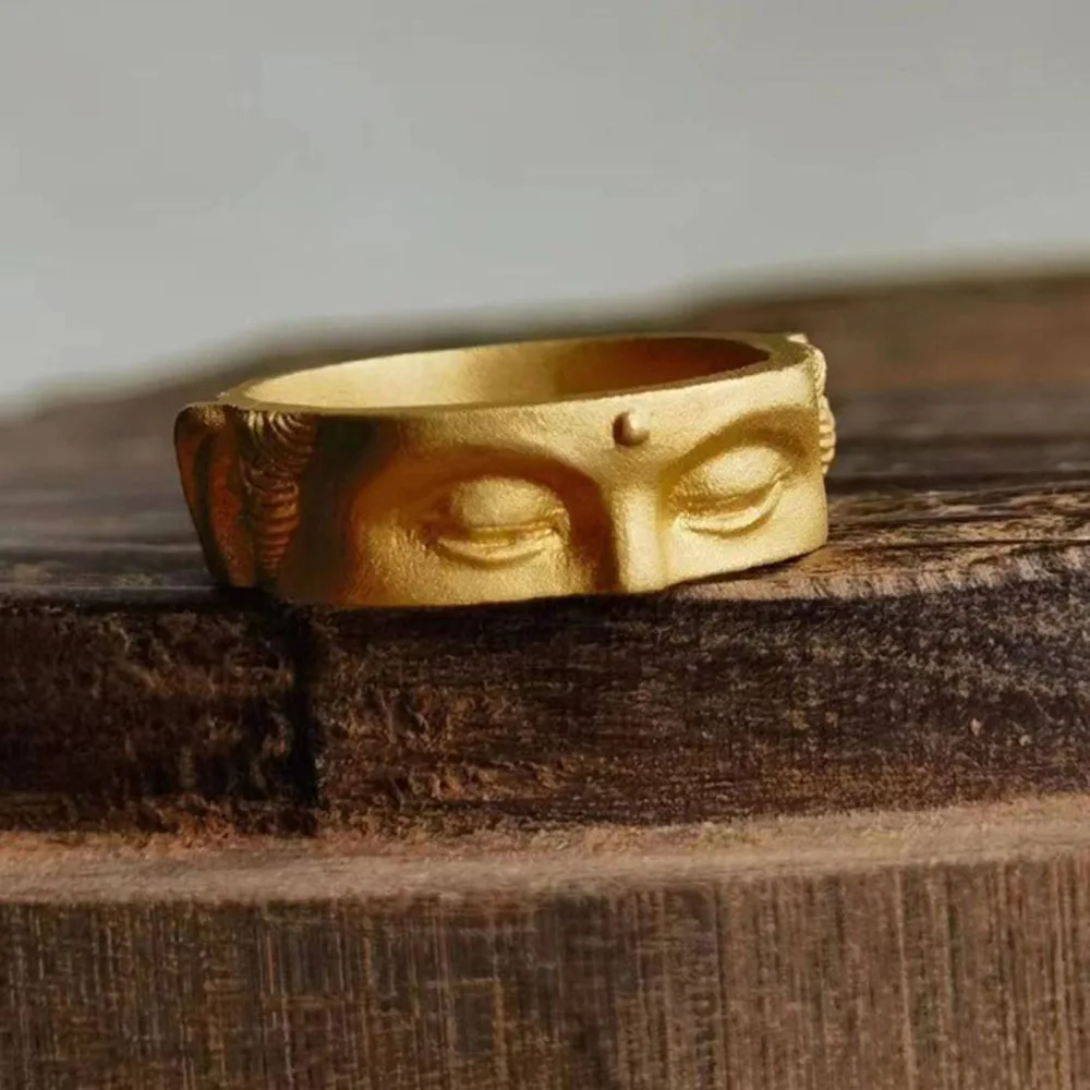 Anillo Buda Retro Unisex