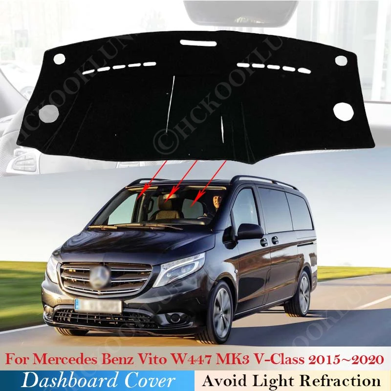 Zentrale Mittelsteuerungs-Klimaanlagen verkleidung für Mercedes-Benz Vito  W447 2014-202 mattes Zubehör - AliExpress