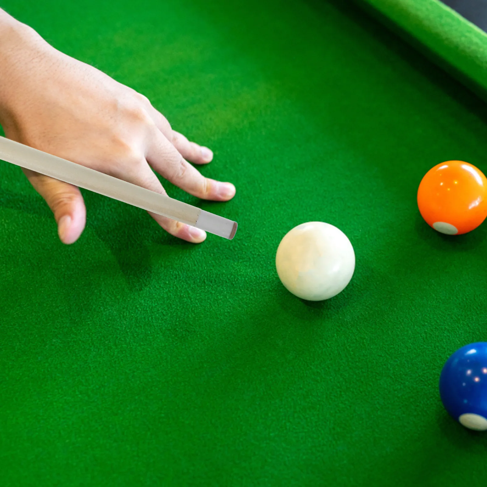 Billiard Shaft 48cm Pool Cue Wood Billiard Cue Stick Exercising Entertaining Snooker Billiard Tool Childs Stick Short Kids Pool Sticks