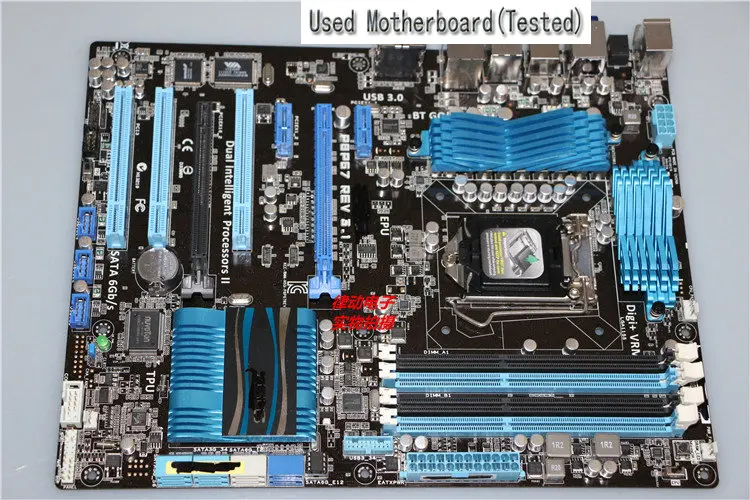 

original motherboard asus P8P67 REV3.1 LGA 1155 DDR3 for i3 i5 i7 32nm 32GB cpu USB3.0 P67 Desktop motherboard