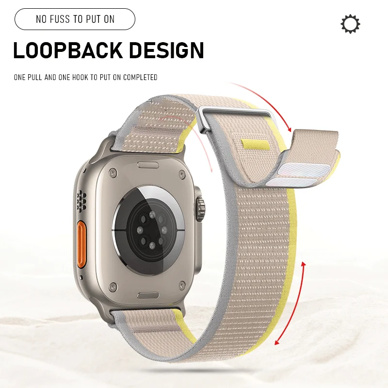 Premium Nylon Wristband for Apple Watch - Trail Strap Edition