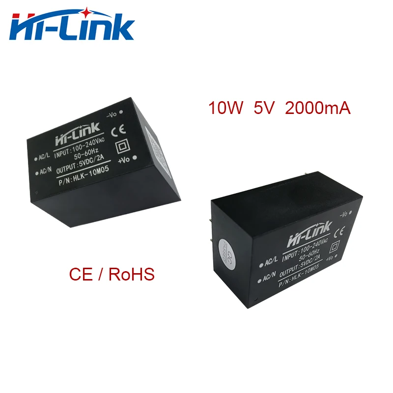 

Free Shipping Hi-Link Hot Sale AC DC Isolated Power Supply Module 10W 5V 2000mA Smart Home High Efficiency HLK-10M05