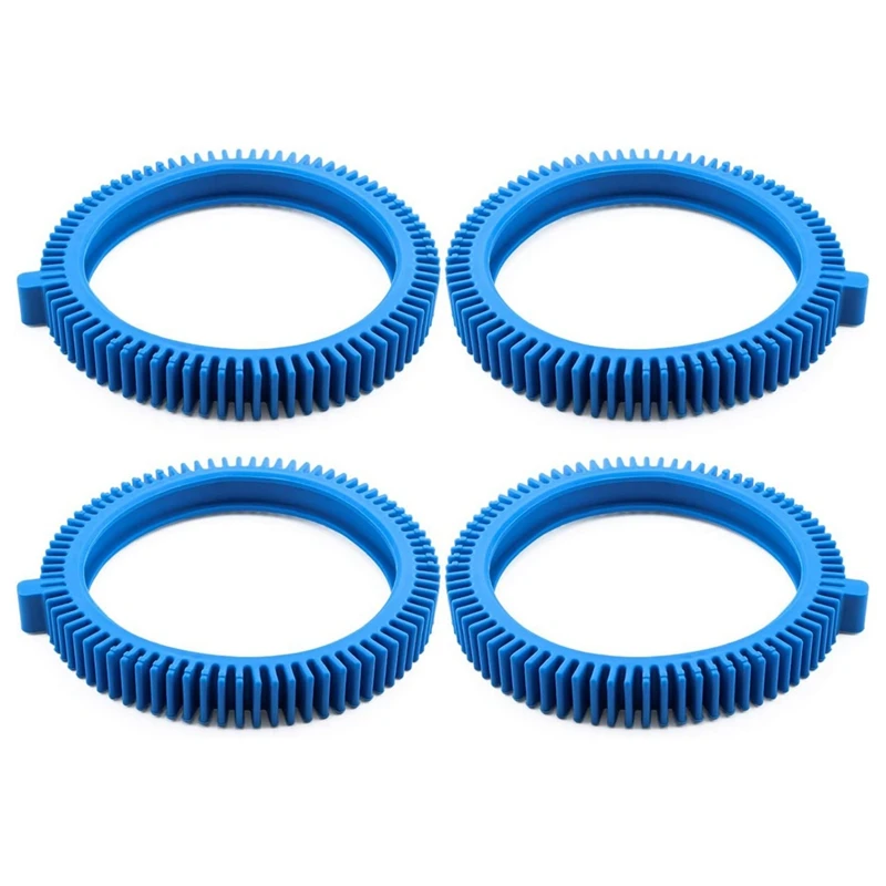 

4Pcs 896584000-143 Blue Front Tire Kit With Hump Replacement For Pool Cleaners 2X,4X,Pool Tire Durable Easy Install Easy To Use