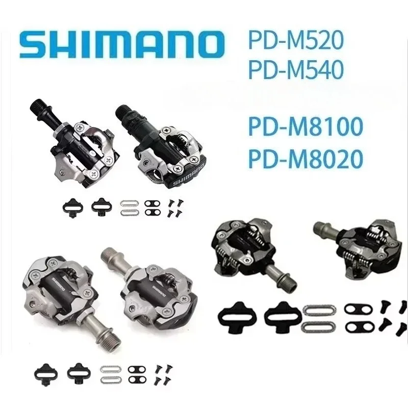 시마노 PD-M8100 M8020 M540 M520 SPD 셀프락킹 MTB 페달 머드 쉐딩 실드 베어링 XC 레이싱 트레일 올마운틴 바이크용