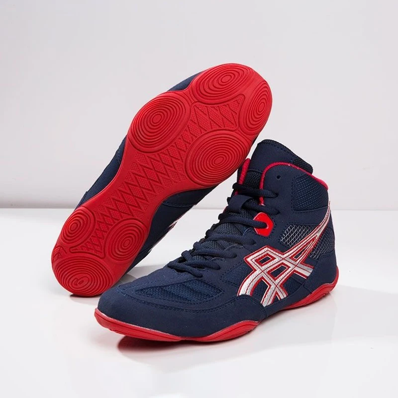 Mid Cut Wrestling Shoes Boxing Boots Men Women Size 34-45 Training Boots Outdoor Sports Sneakers Sambo Shoes