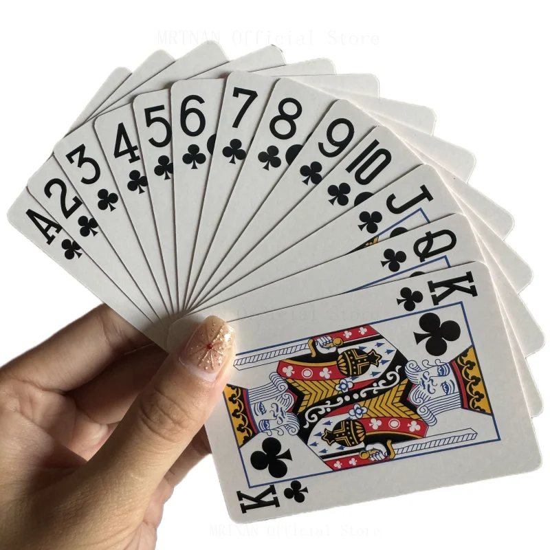 Playing Cards Poker Set 54 pieces/set Grey Core Paper Poker King Deck