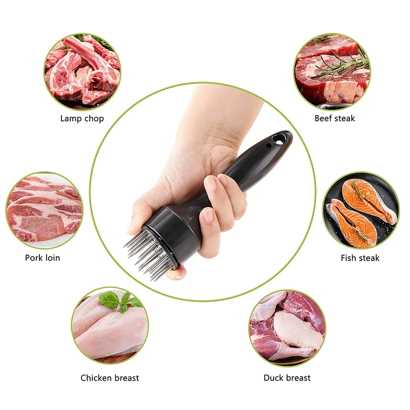 Meat Tenderizer Tool Ultra Sharp Stainless Steel Needle Blades Profession Kitchen Gadgets
