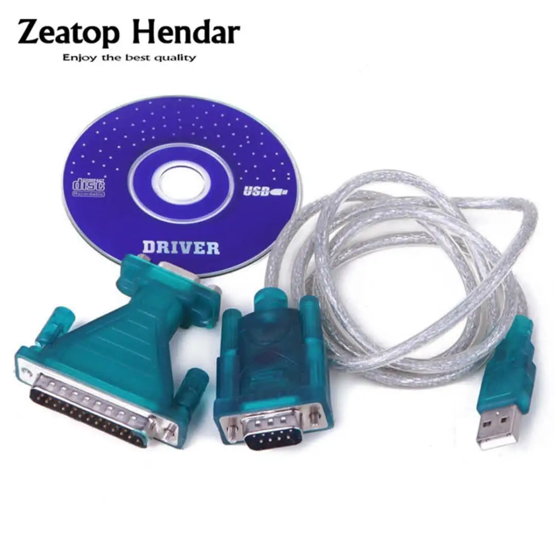 RS232 D-SUB 9 PIN DB9 MANNELIJK NAAR DB25 ADAPTER SERIËLE