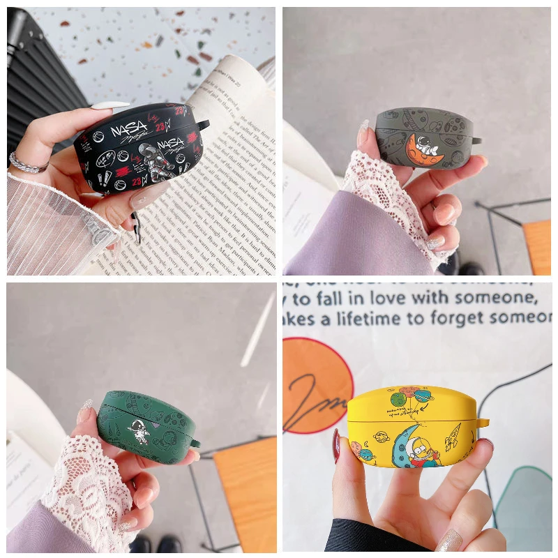 Cartoon Astronaut Crystal Sticker Custodia Per Cuffie Per Sony Wf-1000Xm4 Custodia Protettiva Per Auricolari Bluetooth Per Sony Wf-1000Xm4