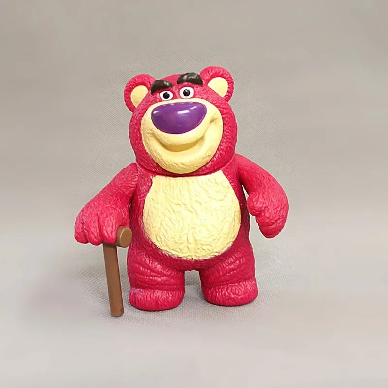Disney 14Cm Toy Story Strawberry Bear Figure Collection Toys Lotso Bear Decorations Holiday Gift Figure Toys