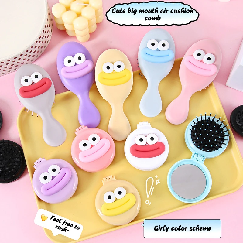 

Симпатичная большая Антистатическая Расческа с воздушной подушкой для женщин, длинные волосы, завивка, пушистая воздушная подушка, расческа для массажа головы, меридиановая расческа