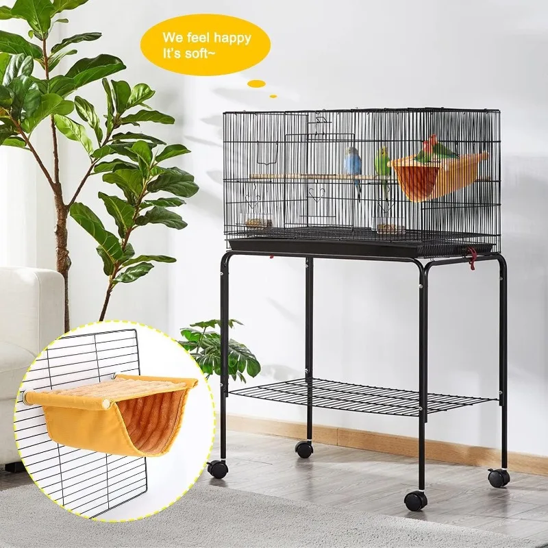 Winter-Warmes Vogelnest-Bett Hängende Hängematte Kuscheliges Papageienhaus Käfig-Sitzstange für Sittiche Wellensittiche Hamster Chinchillas Meerschweinchen – Detail 4