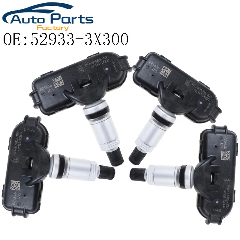 

4PCS 52933-3X300 529333X300 New Tire Pressure Monitoring Sensor For 2011-2017 Kia Rio (UB) TPMS 434MHz