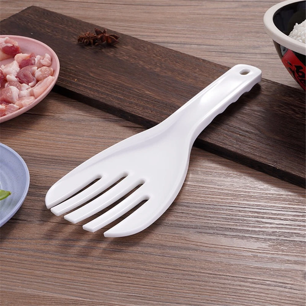 Standable Non-stick Rice Spoon Cute Little Monster Rice Spoon Cute Transparent Porridge Shovel Paddle Kitchen Safe Cooking Scoop silicone cooking spoon cooking scoop