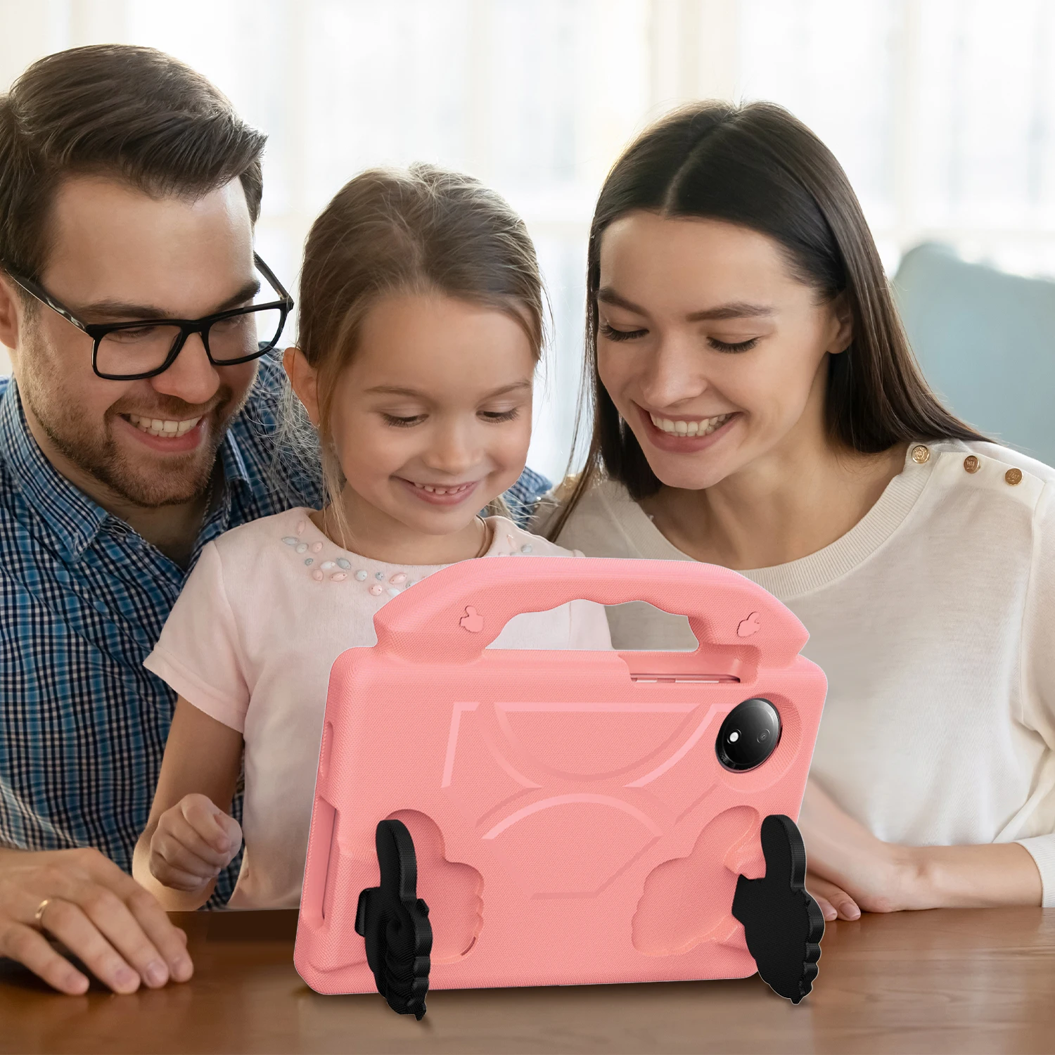 Durable Shockproof Tablet Case with Handle - Lightweight and Drop-Proof