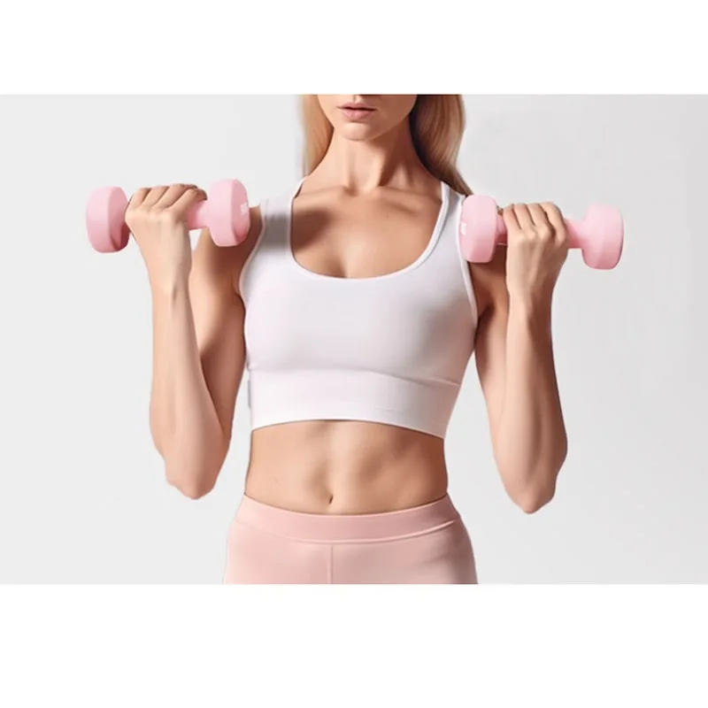 2Pcs Dumbbell 0.5kg Weight Bodybuilding Training at Home for Women