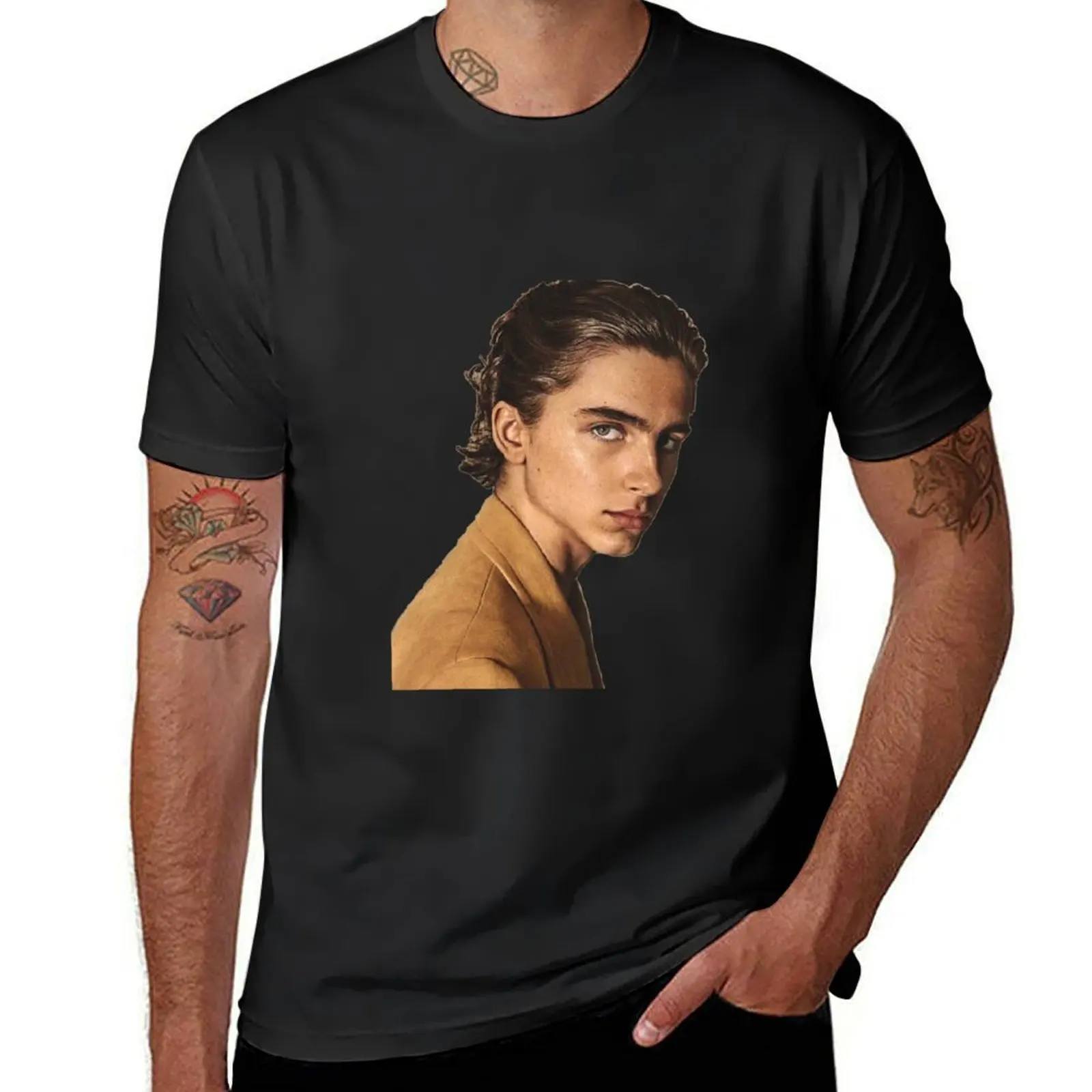 

Timothee chalamet T-Shirt customs plus sizes mens t shirt graphic