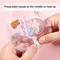Instant Heat Hand Warmer Convenient Cartoon Gel Liquid Heat Pack Pocket Reusable Lightweight Gel Hand Warmer for Outdoor 6
