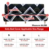 Printed Futon Cover Stretch Sofa Bed Cover Armless Sofa Covers with Elastic Bottom for Living Room Bedroom Furniture S/M/L sizes 2