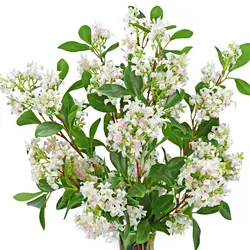 Elegant Silk Lilac Flowers Bridal Bouquet for Weddings and Home Décor (Color 6)