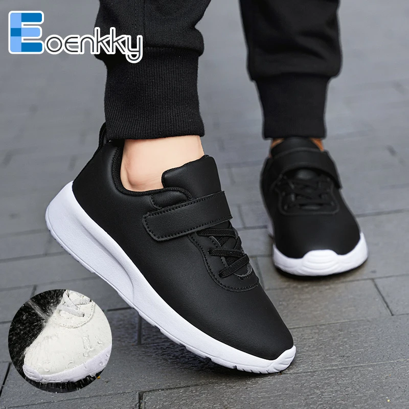 

Luxury Leather Kids Casual Shoes Running Children Sneakers Waterproof Autumn Breathable Boys Shoes for Girls Tennis Outdoor New