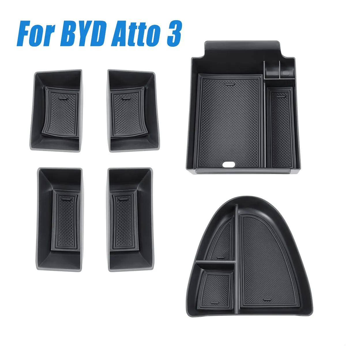 

Подлокотник центральной консоли Органайзер лоток для BYD Atto 3 2022-2023 коробка для хранения аксессуары TPE