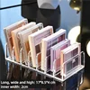 7-Compartment Transparent Makeup Organizer for Eyeshadow Palette and Cosmetics, Vanity Table and Bathroom Countertop Storage Box 6