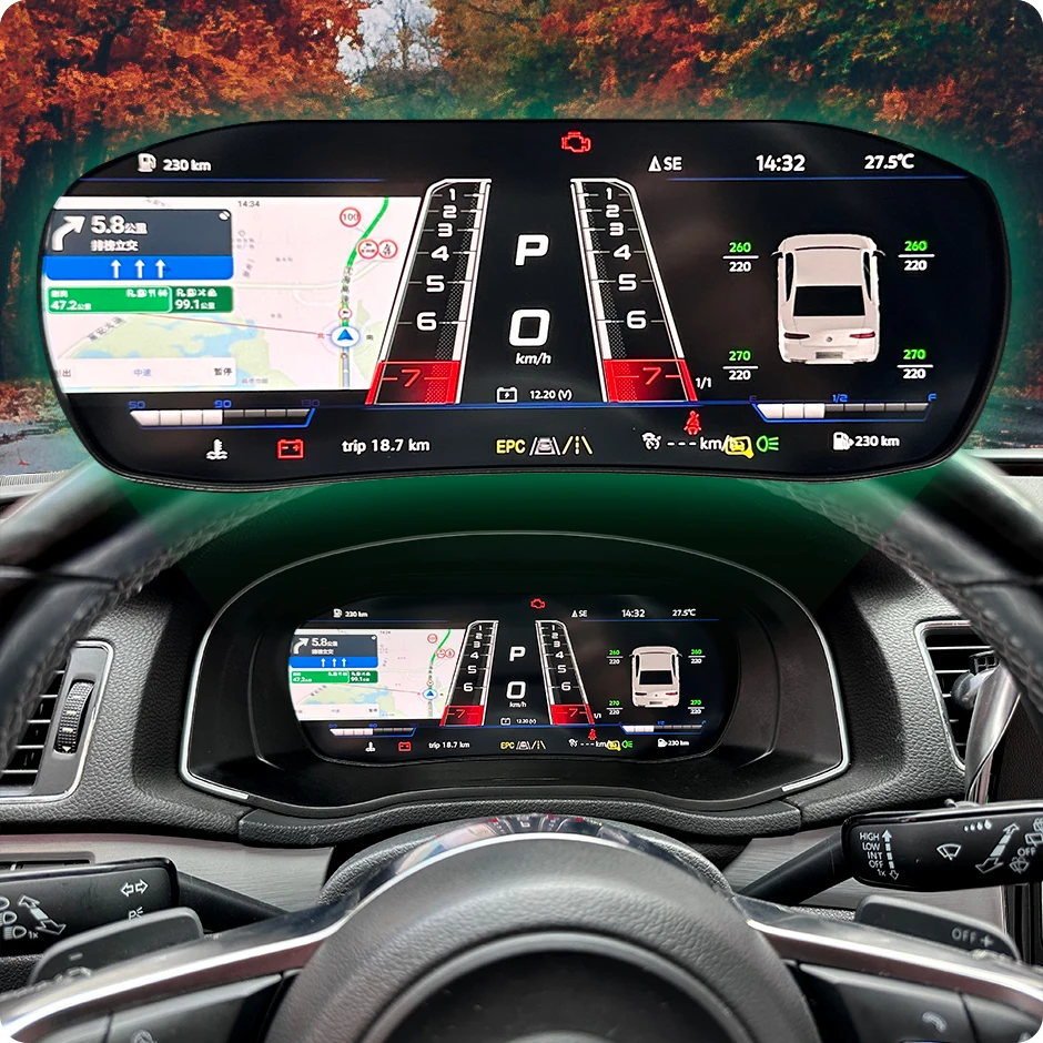 GreenYi LCD ú г    ӵ ȭ, VW Magotan Arteon CC Passat B8 , 12.5 ġ