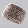 High quality cashmere headband for women's knitted jacquard headwear