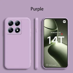 Liquid Silicone Soft Case - Simple Cover - Mi 12 12x (Purple)