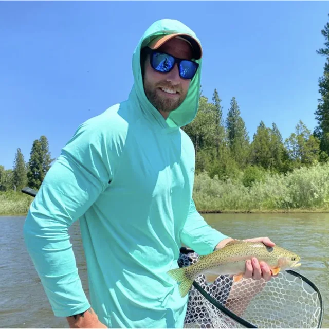 Mens Fishing Shirts UPF50+ Sun Protection Hoodie Shirt Hooded Performance  Shirt Fishing Shirt Quick-dry Lightweight USA Size - AliExpress