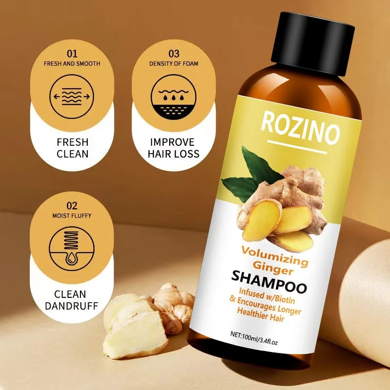 Ginger Essence Shampoo Conditioner Body Wash Soap Moisturizing Repairs Dry, Damaged Hair Anti Frizz Conditioner For Hair Growth