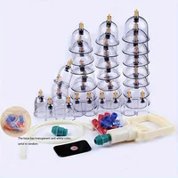 32 Cans Massage Cans Chinese Cupping Therapy Cans Pull Vacuum Cupping massage Body Cups Set Care Therapy Tools Health Monitors 1